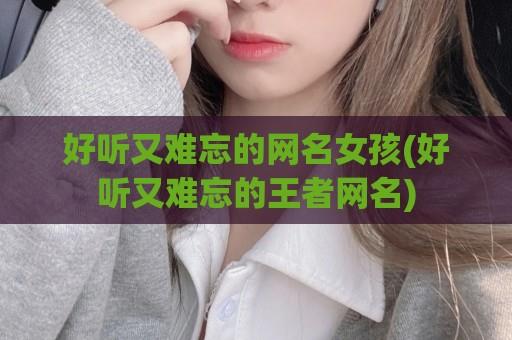 好听又难忘的网名女孩(好听又难忘的王者网名)